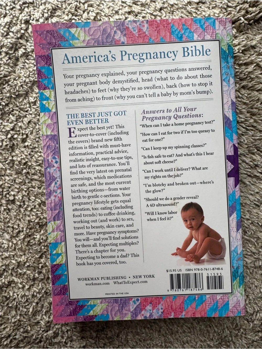 What to Expect When You’re Expecting 5th Edition Pregnancy Guide Book